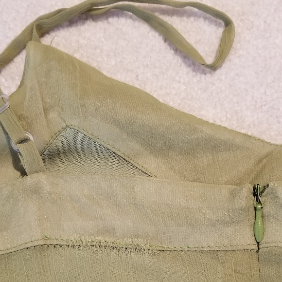 Green top with gold sequins, size M - Picture 5 of 7